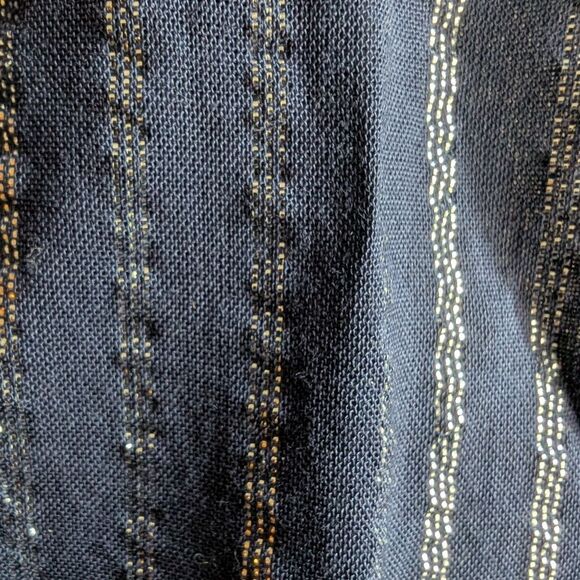 WILDFANG nwt Navy Empower Pinstripe Shirt Dress Knee Length Size S - Picture 15 of 15